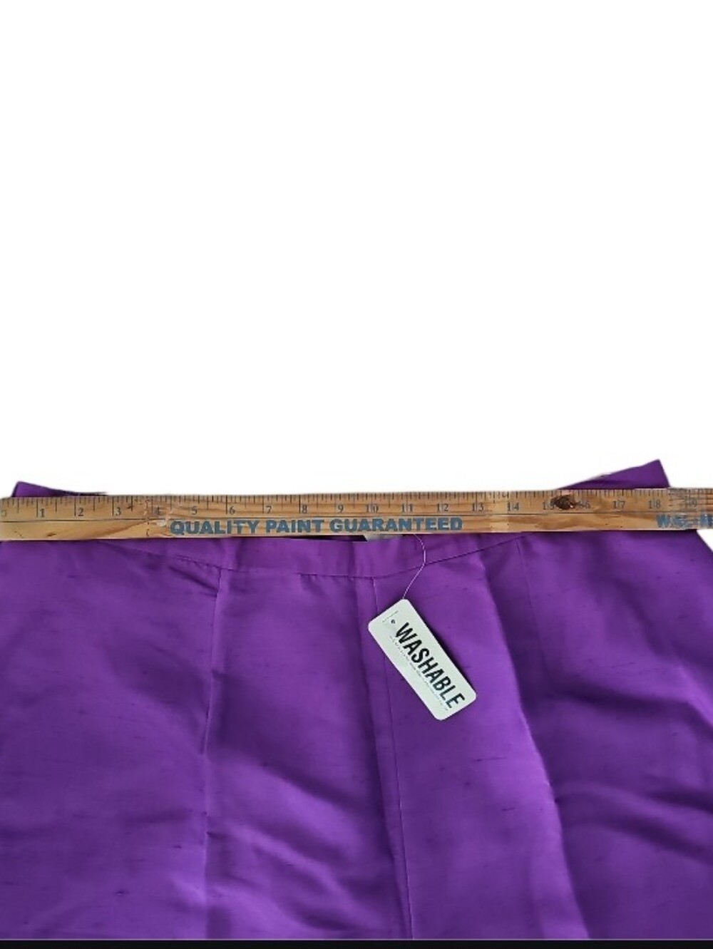 NWT Worthington 100% Washable Silk Pants Lined Women’s 22W Purple Career Luxury - Picture 10 of 16